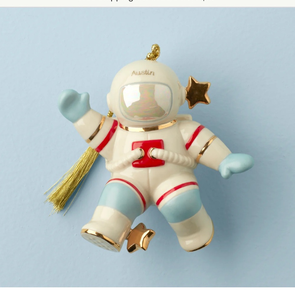 LENOX Personalized Astronaut Ornament - MIKEY
